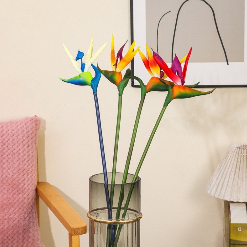 Bird Paradise Strelitzia - Fiori artificiali di Strelitzia con stelo