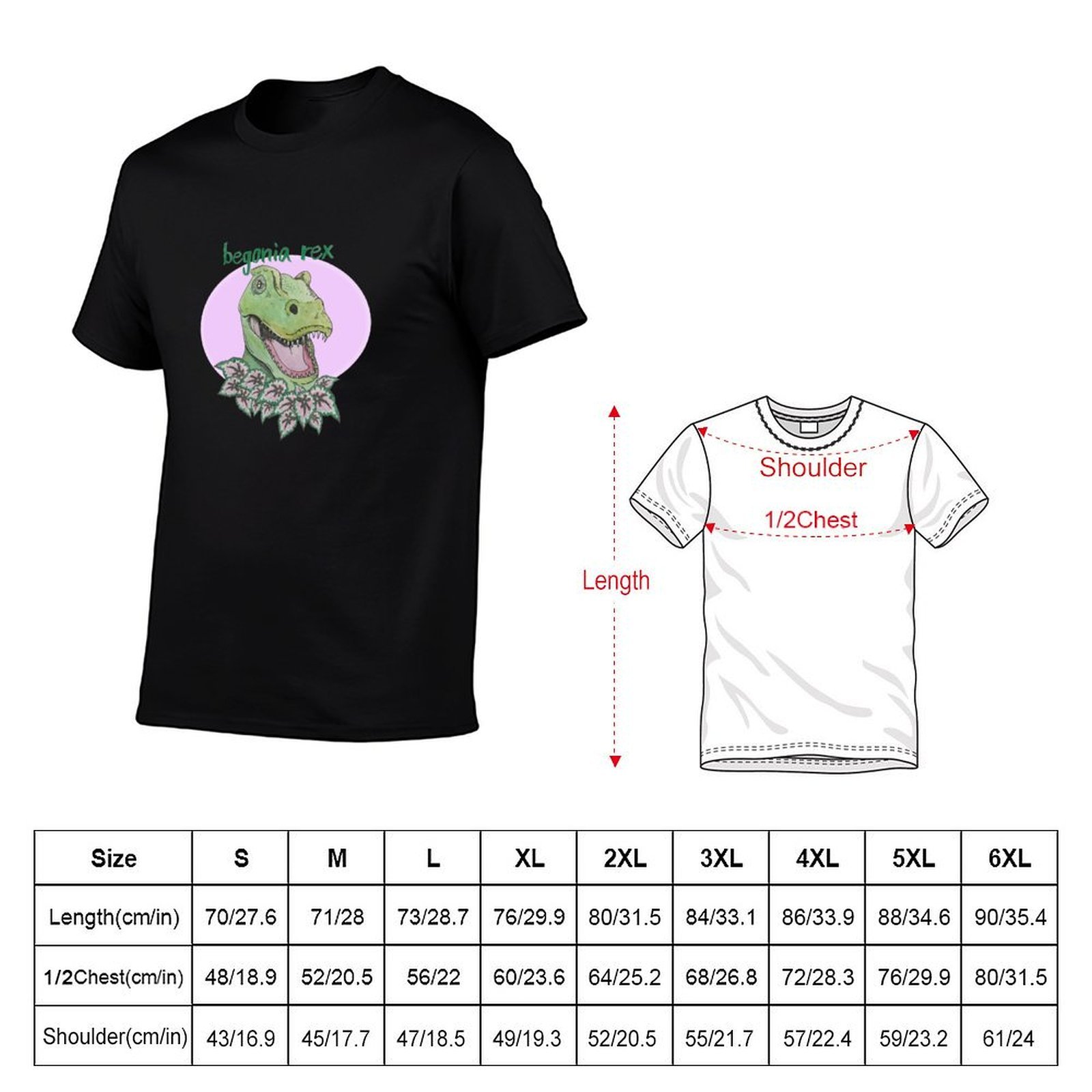 T-shirt T rex begonia (rosa) p - Begonia Rex recensione e prezzo